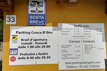 Wohnmobilstellplatz: Parking Conca d`Oro